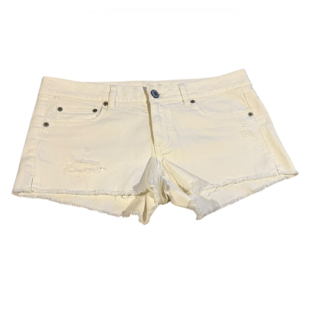 American Eagle Outfitters White Denim Shorts